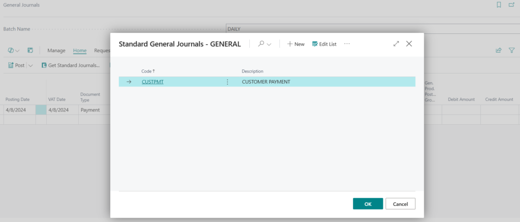 General Journal BC